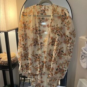 Floral Sheer Kimono